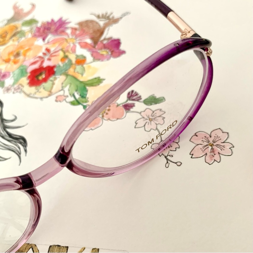 NEW Tom Ford Prescription Frames TF5212 purple - Picture 7 of 11